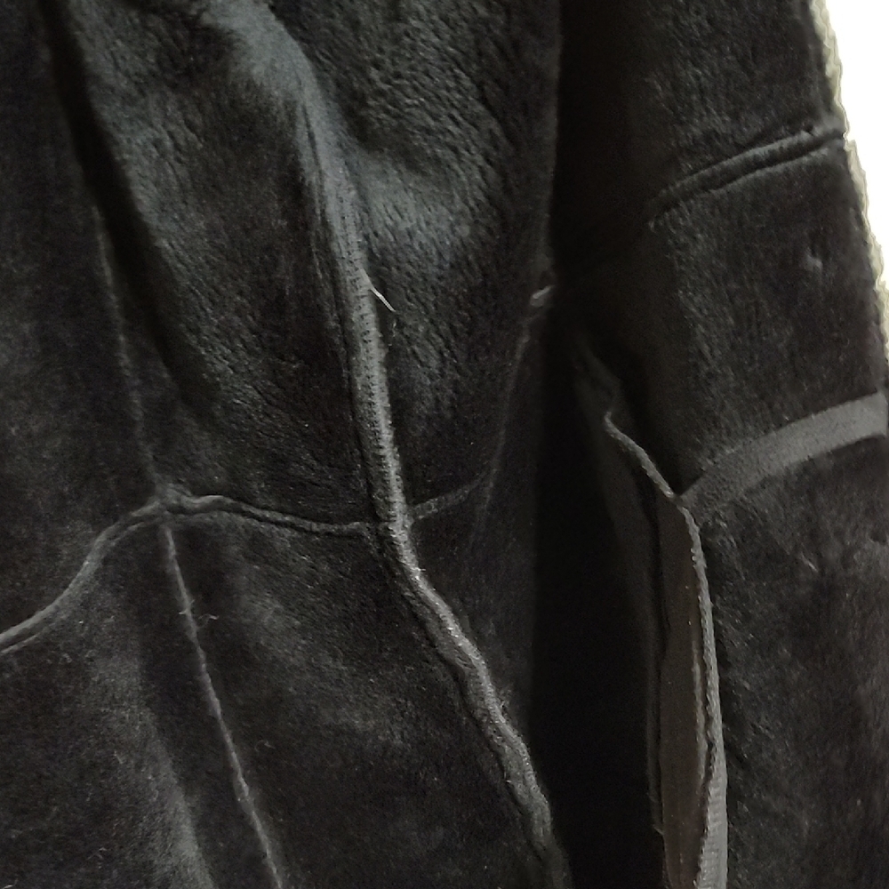 Style & Co Black Pea Coat with Notched Lapel - Picture 10 of 14